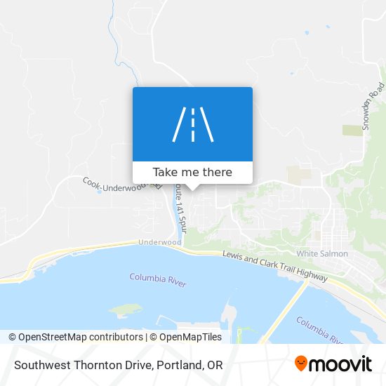 Southwest Thornton Drive map