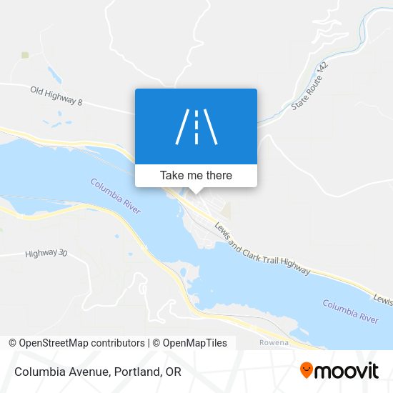 Mapa de Columbia Avenue