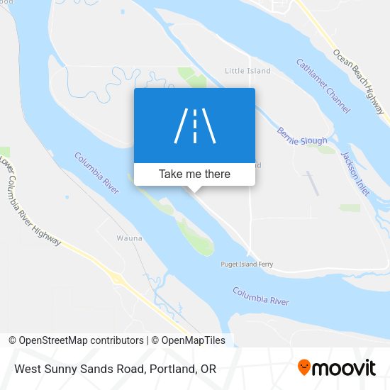 Mapa de West Sunny Sands Road