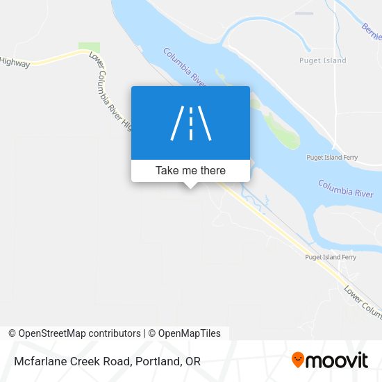 Mapa de Mcfarlane Creek Road