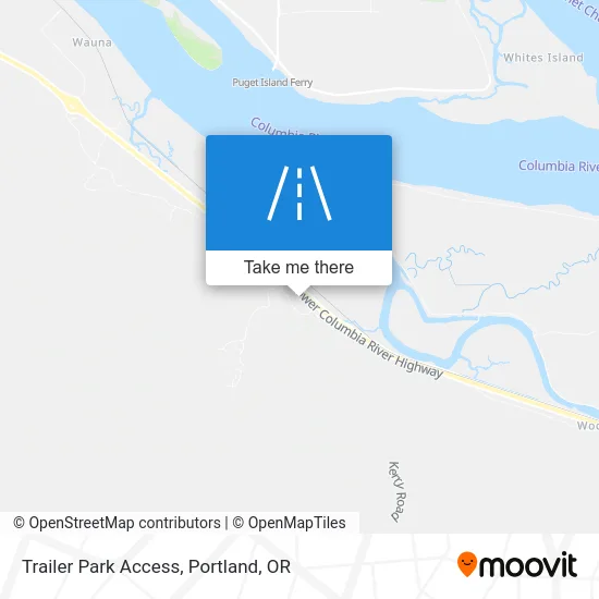 Trailer Park Access map