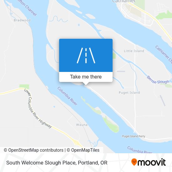 Mapa de South Welcome Slough Place