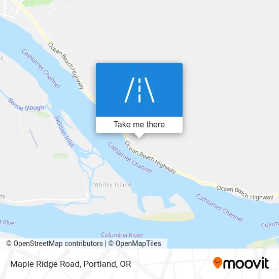 Maple Ridge Road map