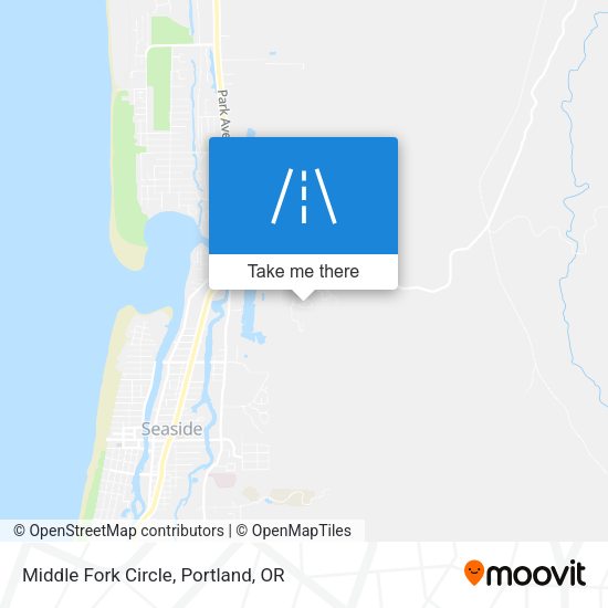 Middle Fork Circle map