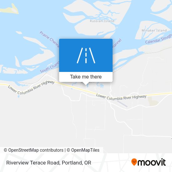 Riverview Terace Road map