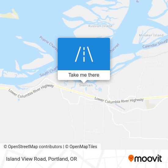 Island View Road map