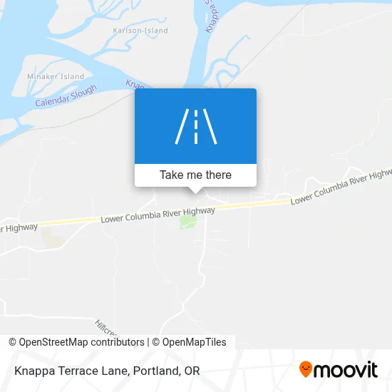 Knappa Terrace Lane map