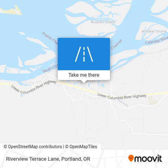 Riverview Terrace Lane map