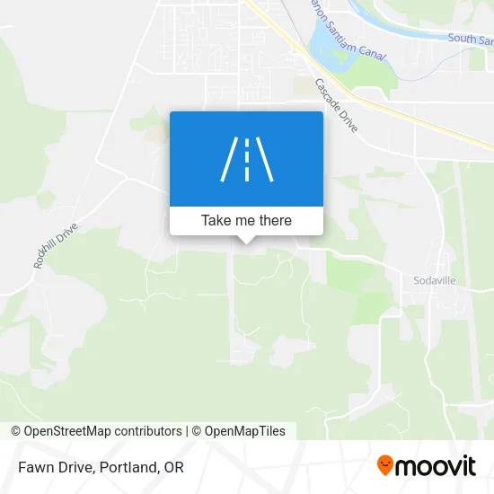 Fawn Drive map