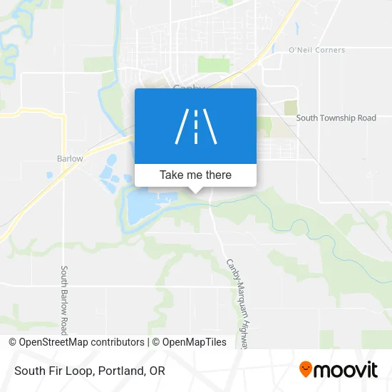 South Fir Loop map