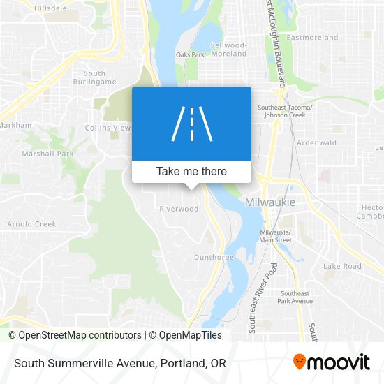 South Summerville Avenue map