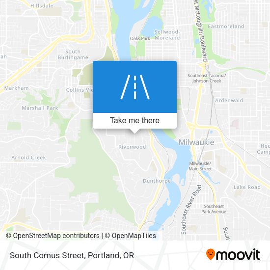South Comus Street map