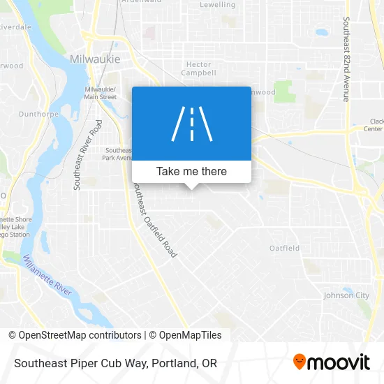 Southeast Piper Cub Way map