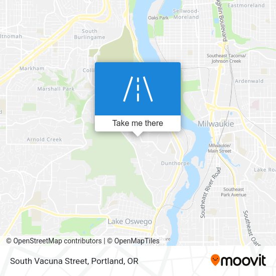 South Vacuna Street map