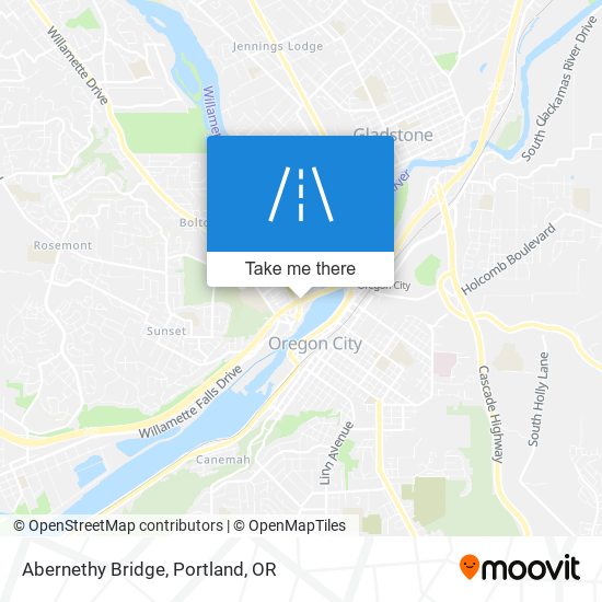 Abernethy Bridge map
