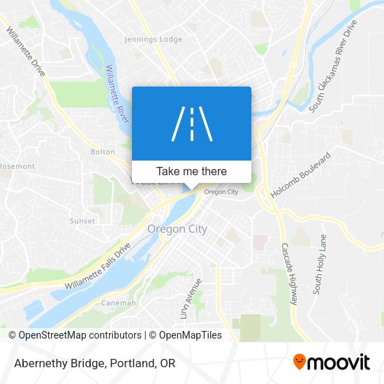 Abernethy Bridge map