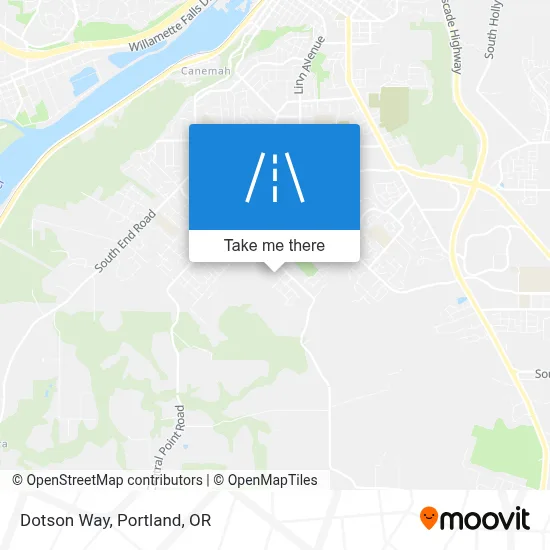 Dotson Way map