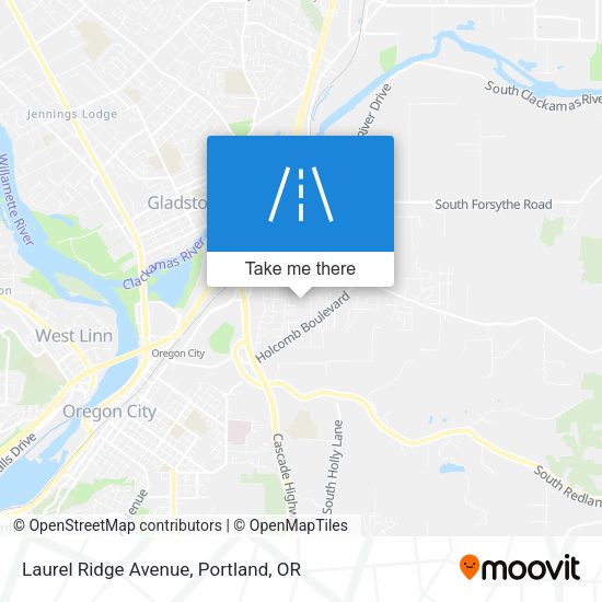 Mapa de Laurel Ridge Avenue
