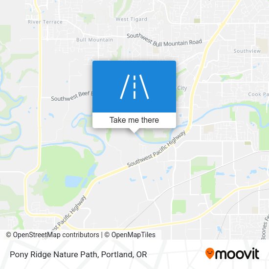 Mapa de Pony Ridge Nature Path