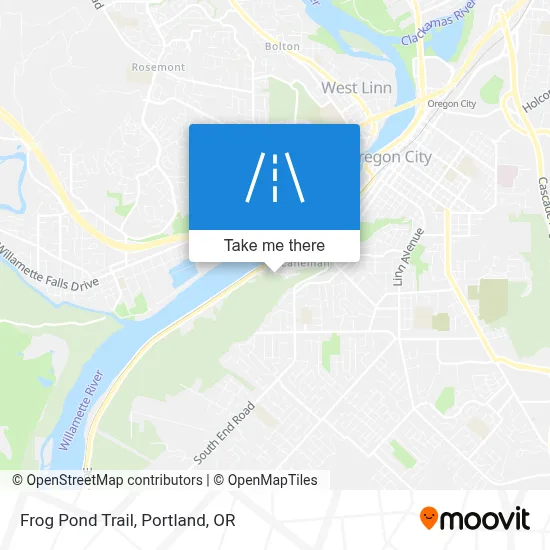 Frog Pond Trail map