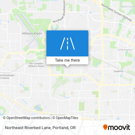 Mapa de Northeast Riverbed Lane