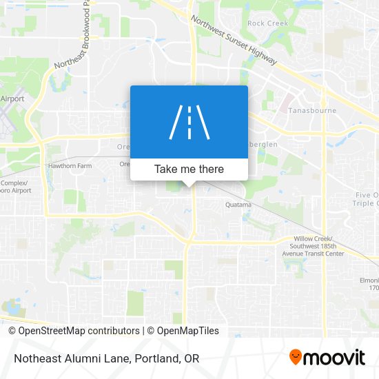 Mapa de Notheast Alumni Lane