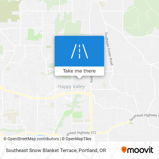 Southeast Snow Blanket Terrace map