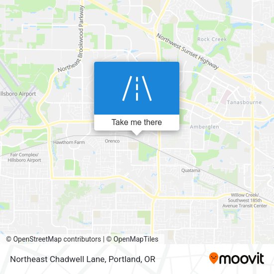 Mapa de Northeast Chadwell Lane