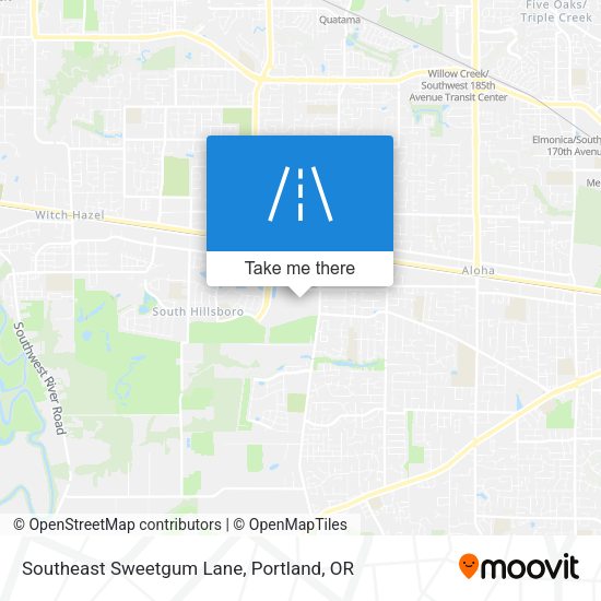 Southeast Sweetgum Lane map