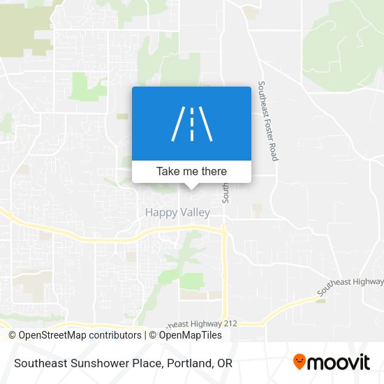 Southeast Sunshower Place map