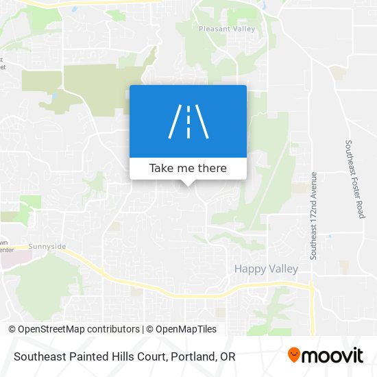 Southeast Painted Hills Court map