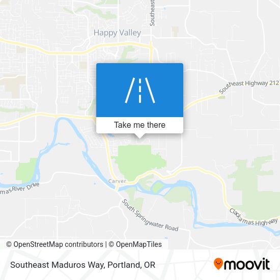 Southeast Maduros Way map
