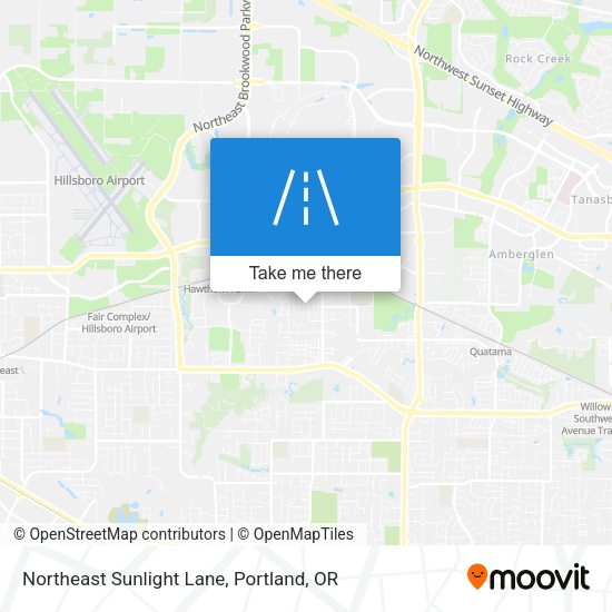 Mapa de Northeast Sunlight Lane