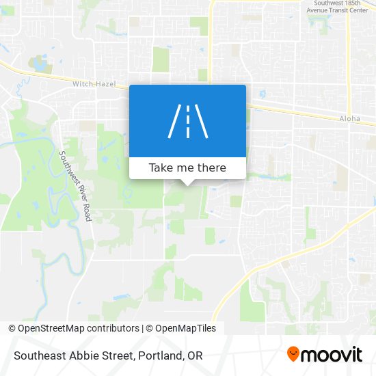Southeast Abbie Street map