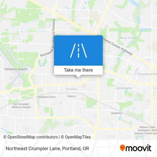 Northeast Crumpler Lane map