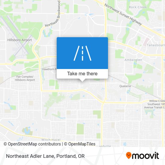 Mapa de Northeast Adler Lane