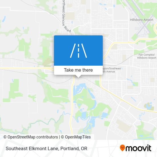 Southeast Elkmont Lane map