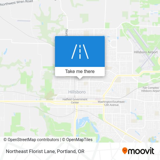 Northeast Florist Lane map