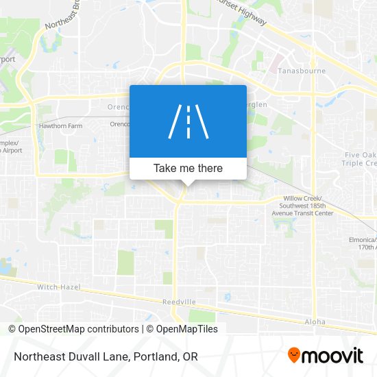 Mapa de Northeast Duvall Lane