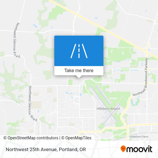 Mapa de Northwest 25th Avenue