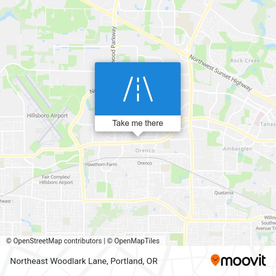 Mapa de Northeast Woodlark Lane