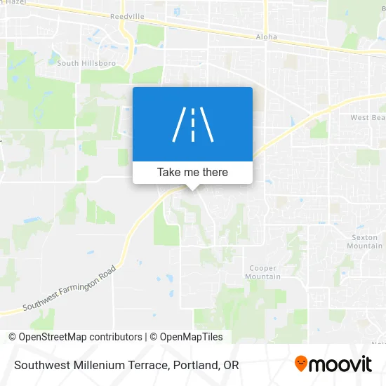 Southwest Millenium Terrace map