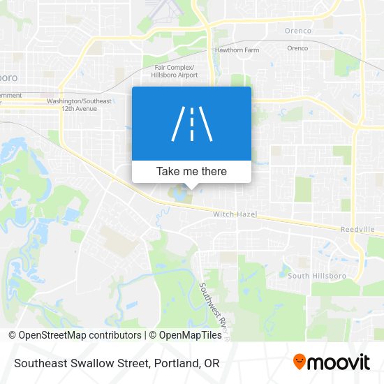 Southeast Swallow Street map