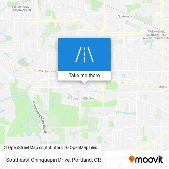 Southeast Chinquapin Drive map