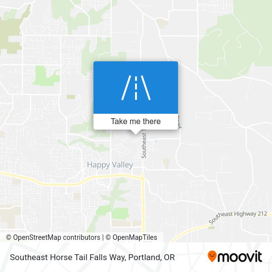 Mapa de Southeast Horse Tail Falls Way