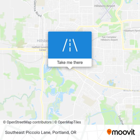 Southeast Piccolo Lane map