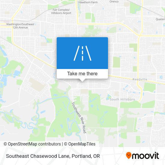 Southeast Chasewood Lane map