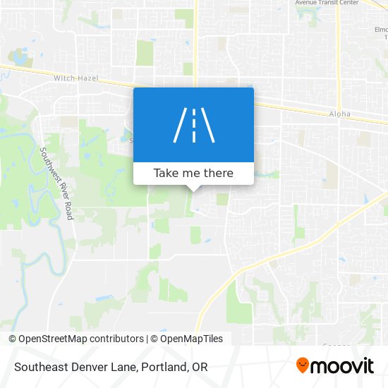 Southeast Denver Lane map