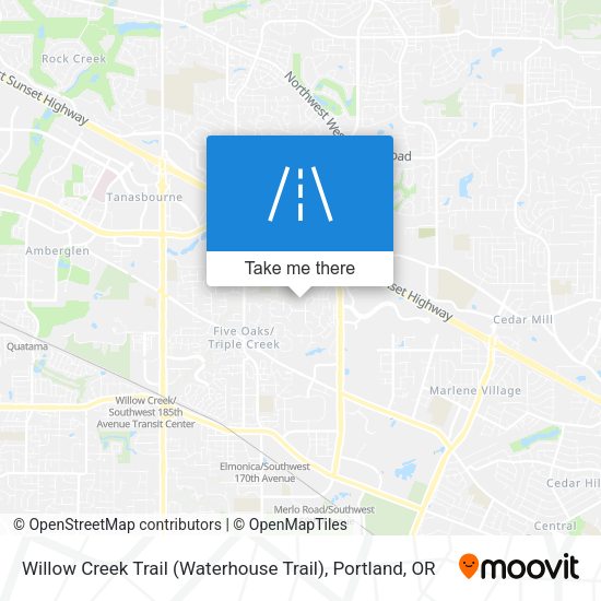 Mapa de Willow Creek Trail (Waterhouse Trail)