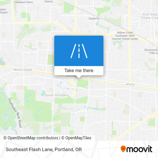 Southeast Flash Lane map